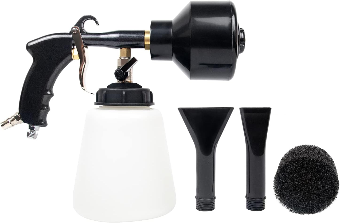 GZ-KJM Foam Gun High Pressure Car Cleaning Tool Kit Adjustable Pressure Jet Cleaner Automotive Washer Equipment for Car Detailing Supplies, Premium Black