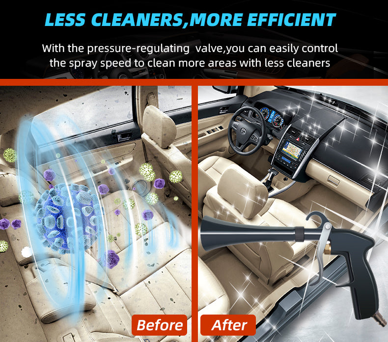 GZ-KJM High Pressure Car Interior Spraying Washing Gun with 2 Set Nozzle Sprayer