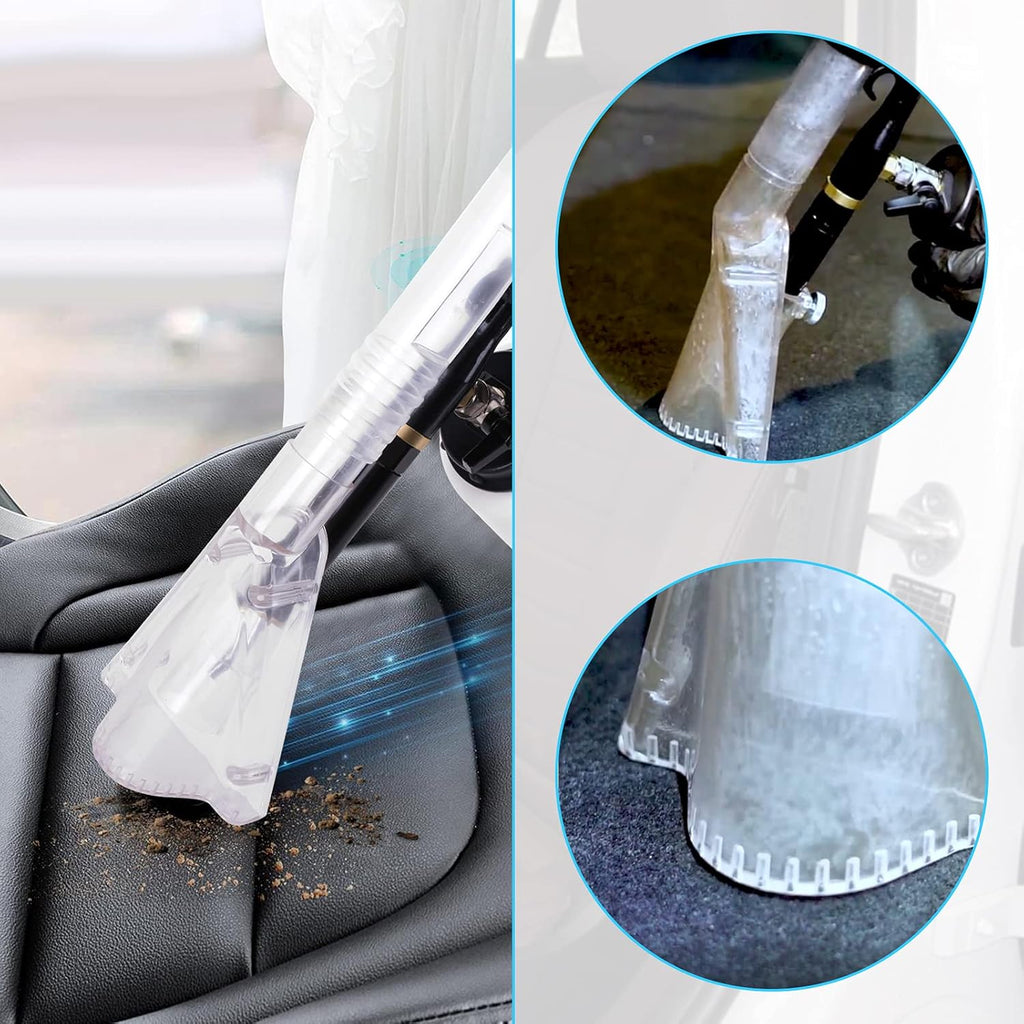 High Pressure Car Cleaning Gun with Suction Hood Auto Interior Adjustable Air Duster Water Spray Tool Kit Pressure Cleaner for Car Detailing Supplies