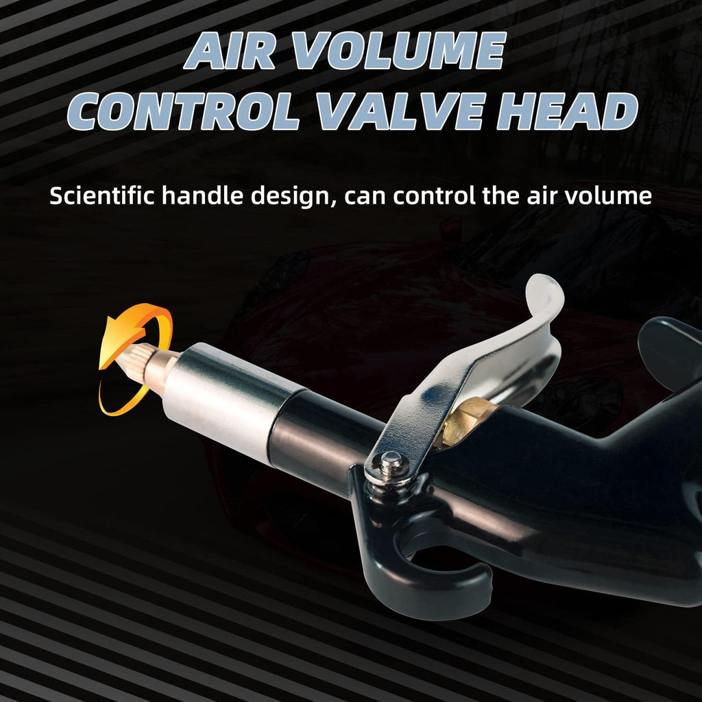 GZ-KJM Pneumatic Metal Dust Blowing Gun, Pneumatic Dust Blowing Gun Cleaning Tool Kit