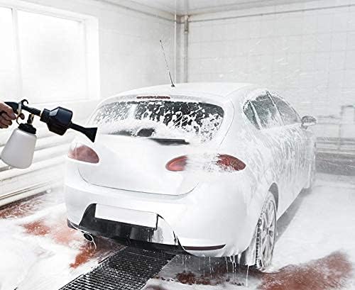 GZ-KJM Foam Gun High Pressure Car Cleaning Tool Kit Adjustable Pressure Jet Cleaner Automotive Washer Equipment for Car Detailing Supplies, Premium Black