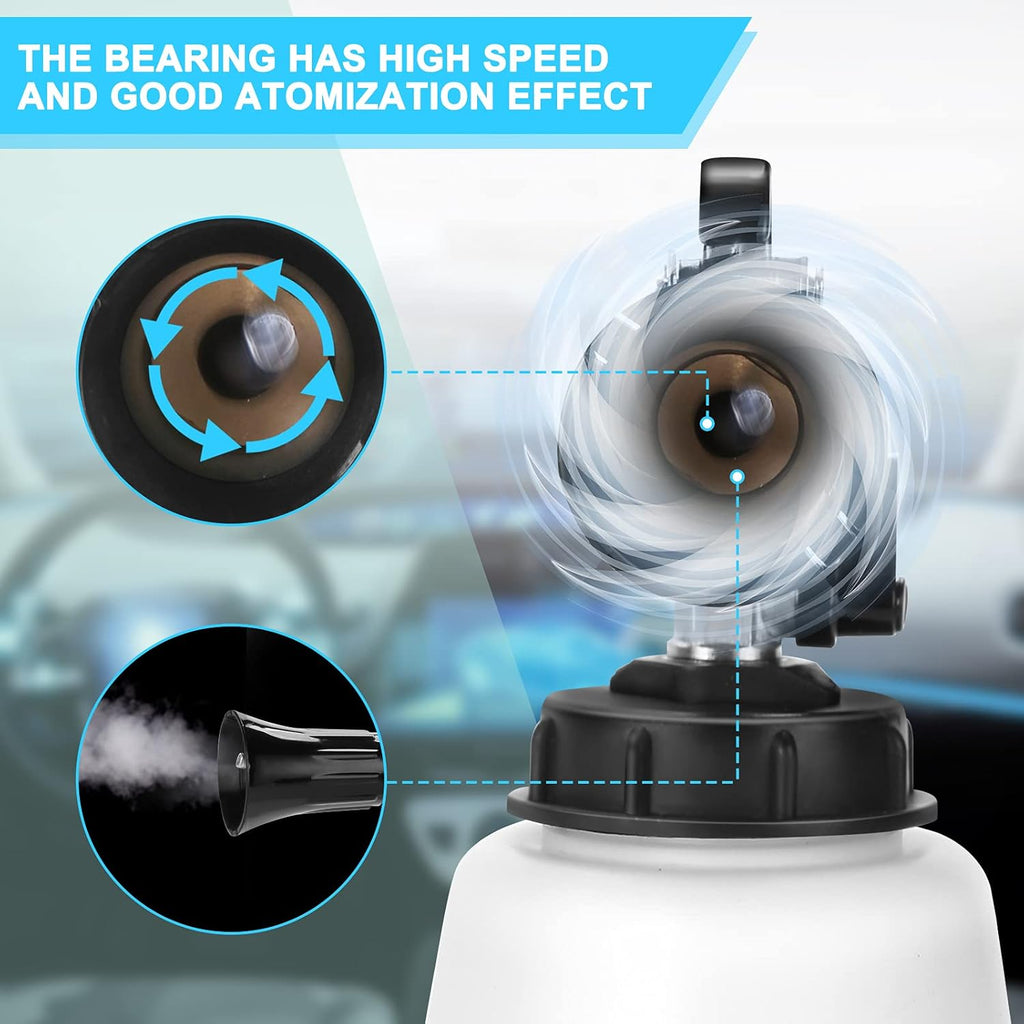 High Pressure Car Cleaning Gun with Suction Hood Auto Interior Adjustable Air Duster Water Spray Tool Kit Pressure Cleaner for Car Detailing Supplies