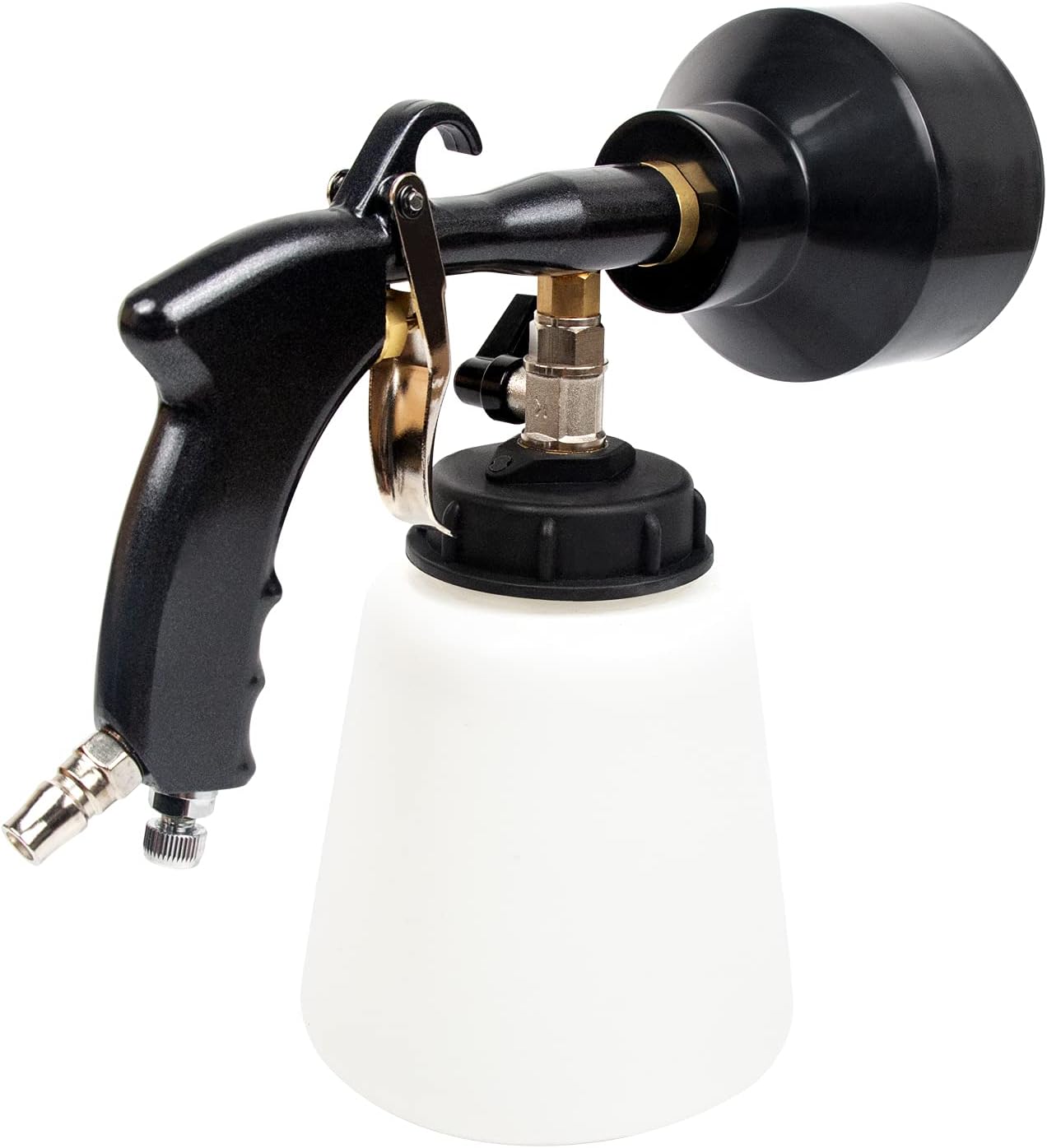 GZ-KJM Foam Gun High Pressure Car Cleaning Tool Kit Adjustable Pressure Jet Cleaner Automotive Washer Equipment for Car Detailing Supplies, Premium Black