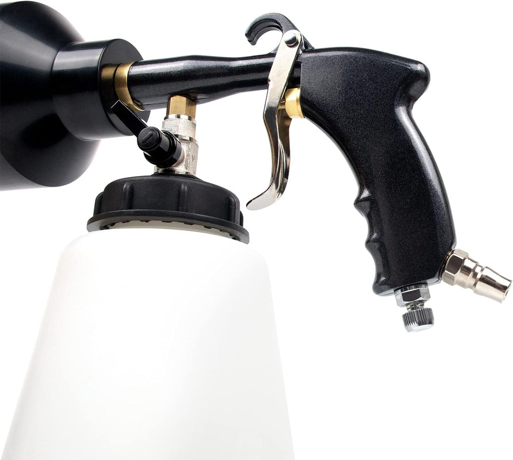 GZ-KJM Foam Gun High Pressure Car Cleaning Tool Kit Adjustable Pressure Jet Cleaner Automotive Washer Equipment for Car Detailing Supplies, Premium Black