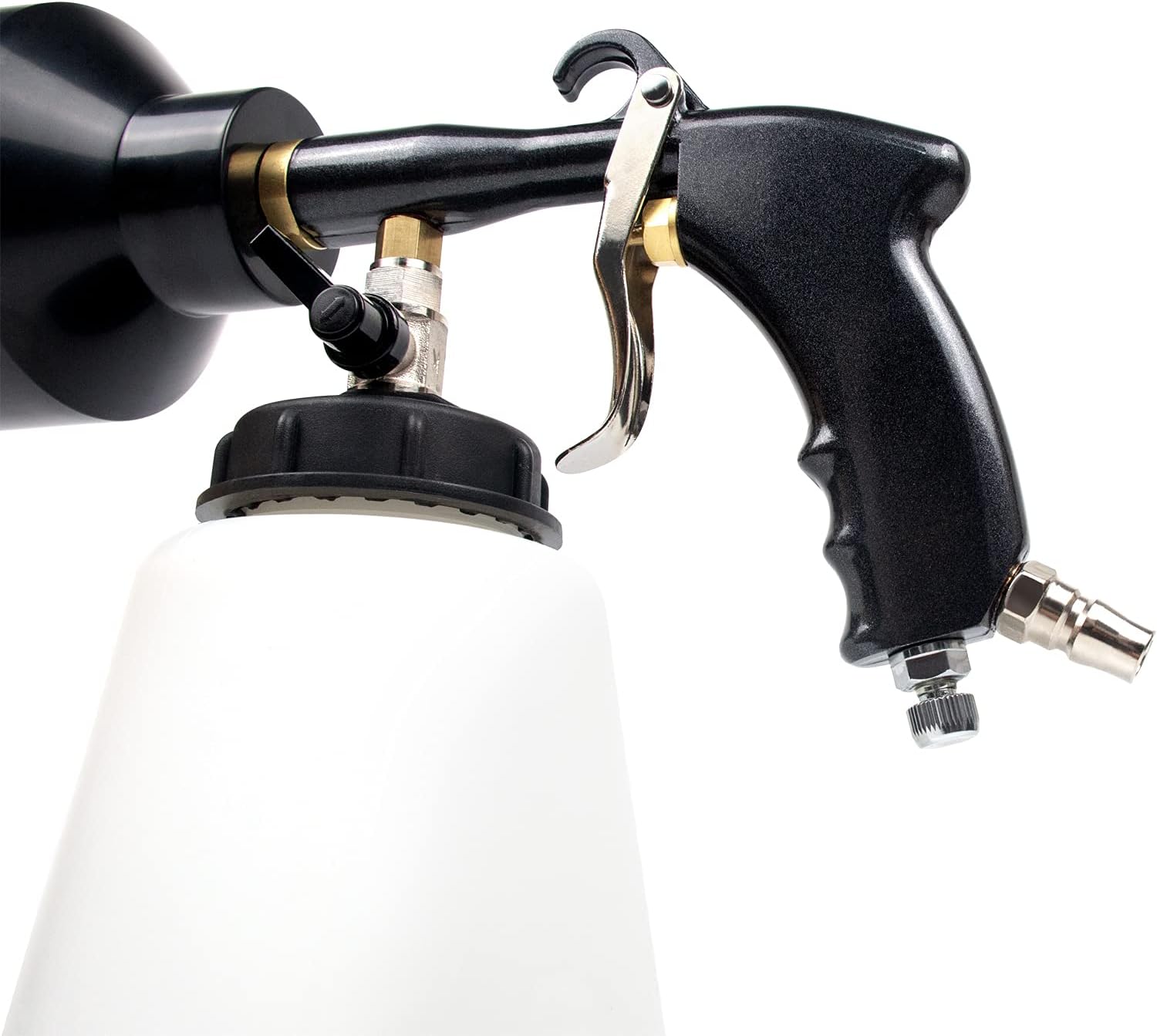 GZ-KJM Foam Gun High Pressure Car Cleaning Tool Kit Adjustable Pressure Jet Cleaner Automotive Washer Equipment for Car Detailing Supplies, Premium Black