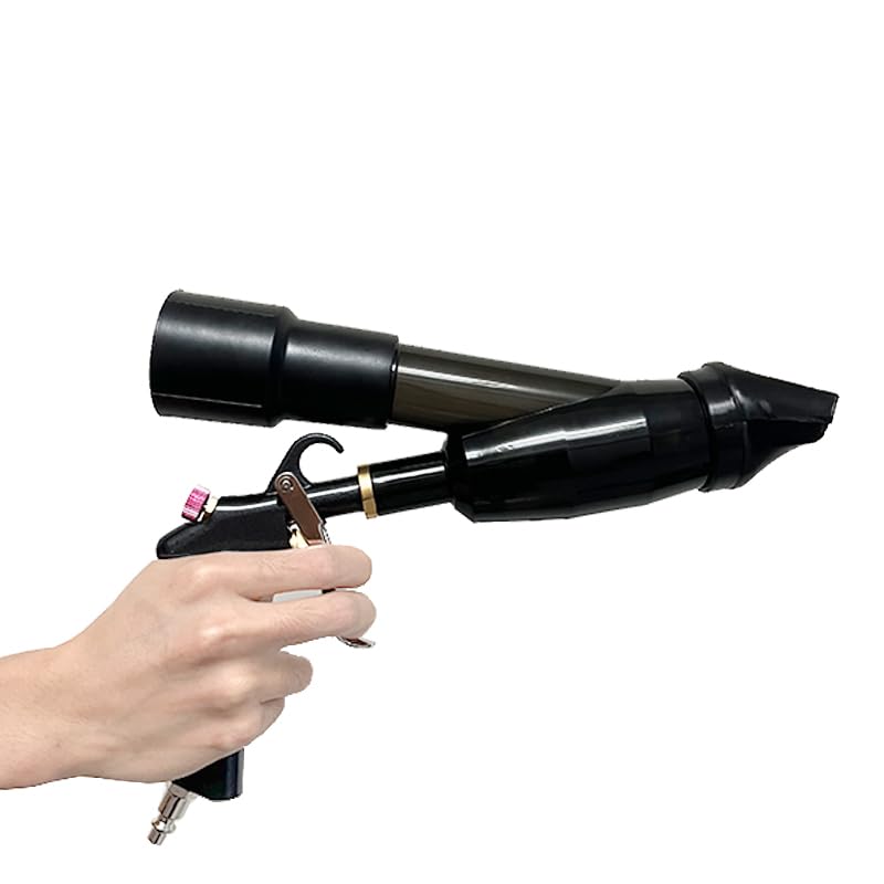 GZ-KJM Car Cleaning Gun High Pressure Air Blow Gun with Suction Hood Detailing Interior Dryer Blower Gun Auto Detailing Kit Tools