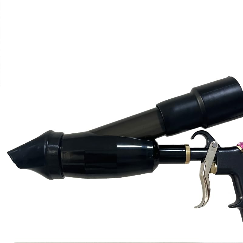 GZ-KJM Car Cleaning Gun High Pressure Air Blow Gun with Suction Hood Detailing Interior Dryer Blower Gun Auto Detailing Kit Tools